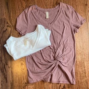 Set of Altar’d State Tie front t-shirts